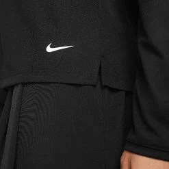 Nike Women's Dri-FIT Victory Long Sleeve Polo -Shoes Popular Store nike womens dri fit victory long sleeve polo black detail1 itempicture