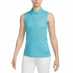 Nike Women's Dri-FIT Victory Sleeveless Polo -Shoes Popular Store nike womens dri fit victory sleeveless polo baltic blue itempicture