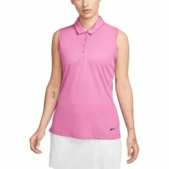 Nike Women's Dri-FIT Victory Sleeveless Polo -Shoes Popular Store nike womens dri fit victory sleeveless polo cosmic fuchsia itempicture