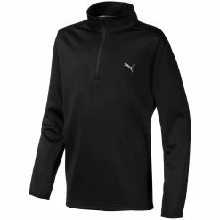 Puma Boys Quarter Zip Pullover -Shoes Popular Store puma 2021 boys quarter zip pullover black itempicture