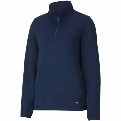 Puma Women's Cloudspun Quarter Zip Pullover -Shoes Popular Store puma 2021 womens cloudspun quarter zip pullover navy blazer itempicture