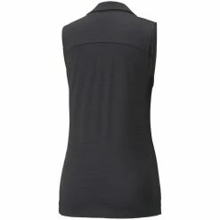 Puma Women's CLOUDSPUN Coast Sleeveless Polo 15 Puma Women's CLOUDSPUN Coast Sleeveless Polo -Shoes Popular Store puma 2022 womens cloudspun coast sleeveless polo black back itempicture