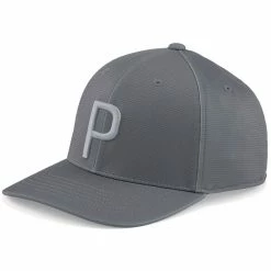 Puma P Snapback Hat -Shoes Popular Store puma 2023 p snapback hat slate sky ash grey itempicture