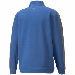 Puma CLOUDSPUN T7 Quarter Zip -Shoes Popular Store puma cloudspun t7 quarter zip bright cobalt back itempicture