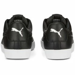 Puma Fusion Classic Golf Shoes Black -Shoes Popular Store puma fusion classic golf shoes black 376982 02 heel itempicture