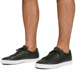 Puma Fusion Classic Golf Shoes Black -Shoes Popular Store puma fusion classic golf shoes black 376982 02 model itempicture