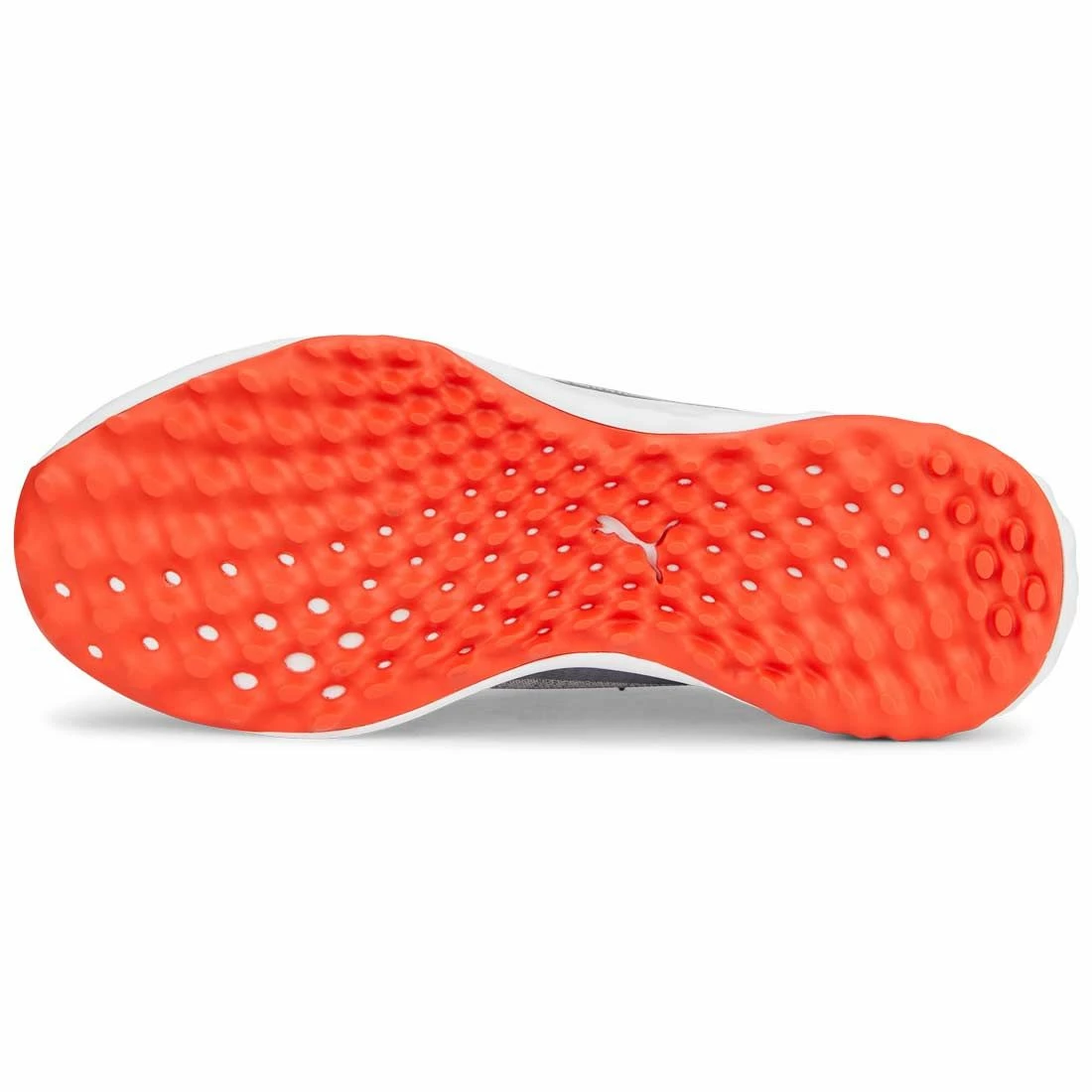 Puma Fusion Pro Golf Shoes Quarry/Silver/Red Blast 2 Puma Fusion Pro Golf Shoes Quarry/Silver/Red Blast - Image 2