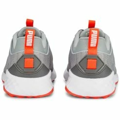 Puma Fusion Pro Golf Shoes Quarry/Silver/Red Blast 9 Puma Fusion Pro Golf Shoes Quarry/Silver/Red Blast -Shoes Popular Store puma fusion pro golf shoes quarry silver red blast 377041 01 heel itempicture