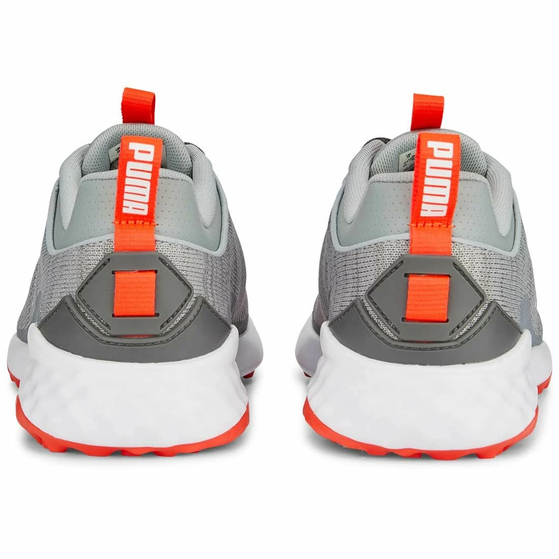 Puma Fusion Pro Golf Shoes Quarry/Silver/Red Blast 3 Puma Fusion Pro Golf Shoes Quarry/Silver/Red Blast - Image 3