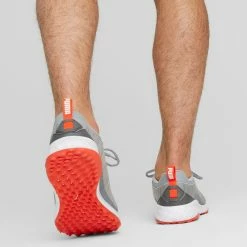 Puma Fusion Pro Golf Shoes Quarry/Silver/Red Blast 13 Puma Fusion Pro Golf Shoes Quarry/Silver/Red Blast -Shoes Popular Store puma fusion pro golf shoes quarry silver red blast 377041 01 mod2 itempicture