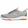 Puma Fusion Pro Golf Shoes Quarry/Silver/Red Blast
