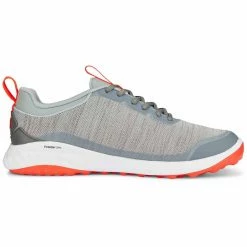 Puma Fusion Pro Golf Shoes Quarry/Silver/Red Blast 11 Puma Fusion Pro Golf Shoes Quarry/Silver/Red Blast -Shoes Popular Store puma fusion pro golf shoes quarry silver red blast 377041 01 profile2 itempicture