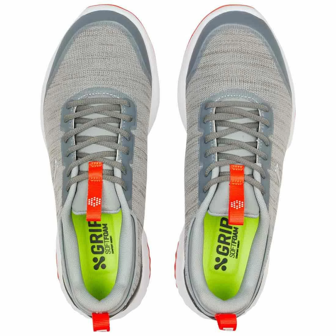 Puma Fusion Pro Golf Shoes Quarry/Silver/Red Blast 4 Puma Fusion Pro Golf Shoes Quarry/Silver/Red Blast - Image 4