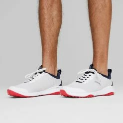 Puma Fusion Pro Golf Shoes White/Navy/For All Time Red -Shoes Popular Store puma fusion pro golf shoes white navy for all time red 377041 06 mod1 itempicture