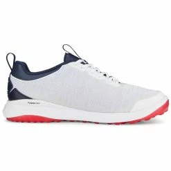 Puma Fusion Pro Golf Shoes White/Navy/For All Time Red -Shoes Popular Store puma fusion pro golf shoes white navy for all time red 377041 06 profile2 itempicture