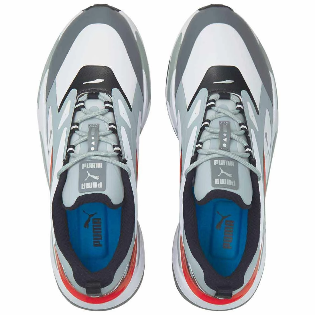 Puma GS-Fast Golf Shoes White/High Rise/High Risk Red 4 Puma GS-Fast Golf Shoes White/High Rise/High Risk Red - Image 4