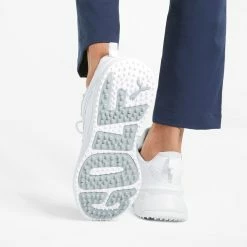 Puma GS-Fast Golf Shoes White/White -Shoes Popular Store puma gs fast golf shoes white white 376357 05 mod2 itempicture