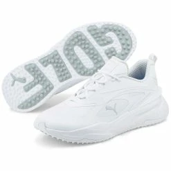 Puma GS-Fast Golf Shoes White/White -Shoes Popular Store puma gs fast golf shoes white white 376357 05 pair itempicture