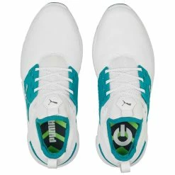 Puma Ignite Articulate Golf Shoes White/Silver/Green Lagoon 9 Puma Ignite Articulate Golf Shoes White/Silver/Green Lagoon -Shoes Popular Store puma ignite articulate golf white silver green lagoon 376078 08 top itempicture