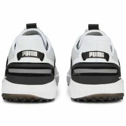 Puma Ignite Elevate Disc Golf Shoes White/Black/Silver -Shoes Popular Store puma ignite elevate disc golf shoes white black silver 376080 06 heel itempicture