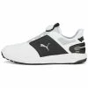 Puma Ignite Elevate Disc Golf Shoes White/Black/Silver