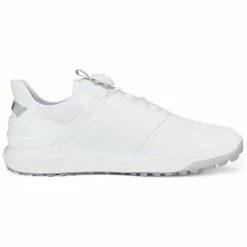 Puma Ignite Elevate Disc Golf Shoes White/Silver -Shoes Popular Store puma ignite elevate disc golf shoes white silver 376080 01 profile2 itempicture
