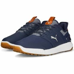 Puma Ignite Elevate Golf Shoes Navy/Silver -Shoes Popular Store puma ignite elevate golf shoes navy silver 376077 05 pair itempicture