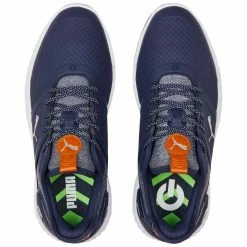 Puma Ignite Elevate Golf Shoes Navy/Silver -Shoes Popular Store puma ignite elevate golf shoes navy silver 376077 05 top itempicture