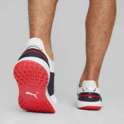 Puma Ignite Elevate Golf Shoes White/Silver/Navy -Shoes Popular Store puma ignite elevate golf shoes white silver navy 376077 04 mod2 itempicture