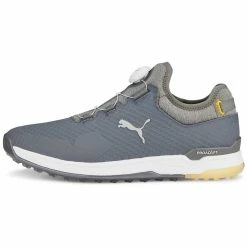 Puma Proadapt Alphacat Disc Golf Shoes Quiet Shade/Silver/Yellow Sizzle