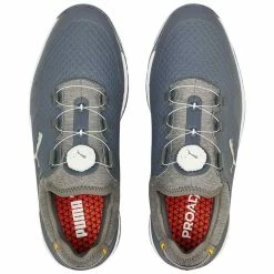 Puma Proadapt Alphacat Disc Golf Shoes Quiet Shade/Silver/Yellow Sizzle -Shoes Popular Store puma proadapt alphacat disc shoes quiet shade silver 376043 08 top itempicture