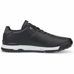 Puma Proadapt Alphacat Leather Golf Shoes Black/Silver -Shoes Popular Store puma proadapt alphacat leather golf shoes black silver 376044 02 profile2 itempicture