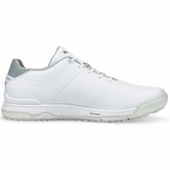 Puma Proadapt Alphacat Leather Golf Shoes White/Silver -Shoes Popular Store puma proadapt alphacat leather golf shoes white silver 376044 01 profile2 itempicture