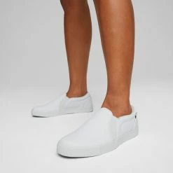 Puma Women's Tustin Fusion Slip-On Golf Shoes High Rise/White -Shoes Popular Store puma womens laguna tustin slipon golf shoes high rise 376783 01 mod1 itempicture