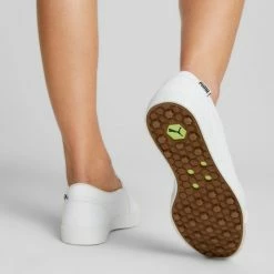 Puma Women's Tustin Fusion Slip-On Golf Shoes High Rise/White -Shoes Popular Store puma womens laguna tustin slipon golf shoes high rise 376783 01 mod2 itempicture