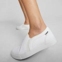Puma Women's Tustin Fusion Slip-On Golf Shoes High Rise/White -Shoes Popular Store puma womens laguna tustin slipon golf shoes high rise 376783 01 mod3 itempicture