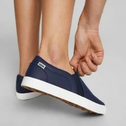 Puma Women's Tustin Fusion Slip-On Golf Shoes Navy Blazer/Quiet Shade 15 Puma Women's Tustin Fusion Slip-On Golf Shoes Navy Blazer/Quiet Shade -Shoes Popular Store puma womens laguna tustin slipon navy blazer qt shade 376783 03 mod3 itempicture