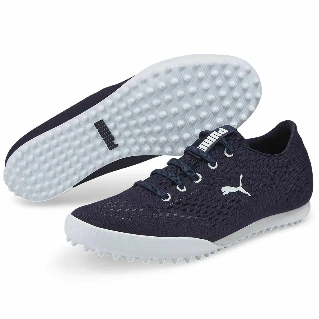 Puma Women's Monolite Fusion Slip-On Golf Shoes Navy Blazer/White 3 Puma Women's Monolite Fusion Slip-On Golf Shoes Navy Blazer/White - Image 3