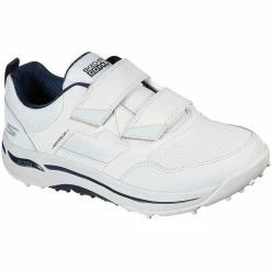 Skechers GO GOLF Arch Fit Front Nine Golf Shoes White/Navy -Shoes Popular Store skechers go golf arch fit golf shoes white navy front