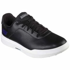 Skechers GO GOLF Drive 5 Relaxed Fit Golf Shoes Black/White -Shoes Popular Store skechers go golf drive 5 relaxed fit golf shoes black white 214037 bkw toe itempicture