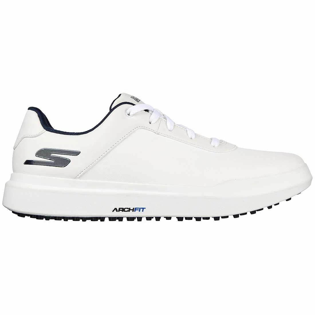 Skechers GO GOLF Drive 5 Relaxed Fit Golf Shoes White/Navy 1 Skechers GO GOLF Drive 5 Relaxed Fit Golf Shoes White/Navy