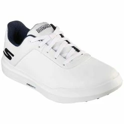 Skechers GO GOLF Drive 5 Relaxed Fit Golf Shoes White/Navy 6 Skechers GO GOLF Drive 5 Relaxed Fit Golf Shoes White/Navy -Shoes Popular Store skechers go golf drive 5 relaxed fit golf shoes white navy 214037 wnv toe itempicture