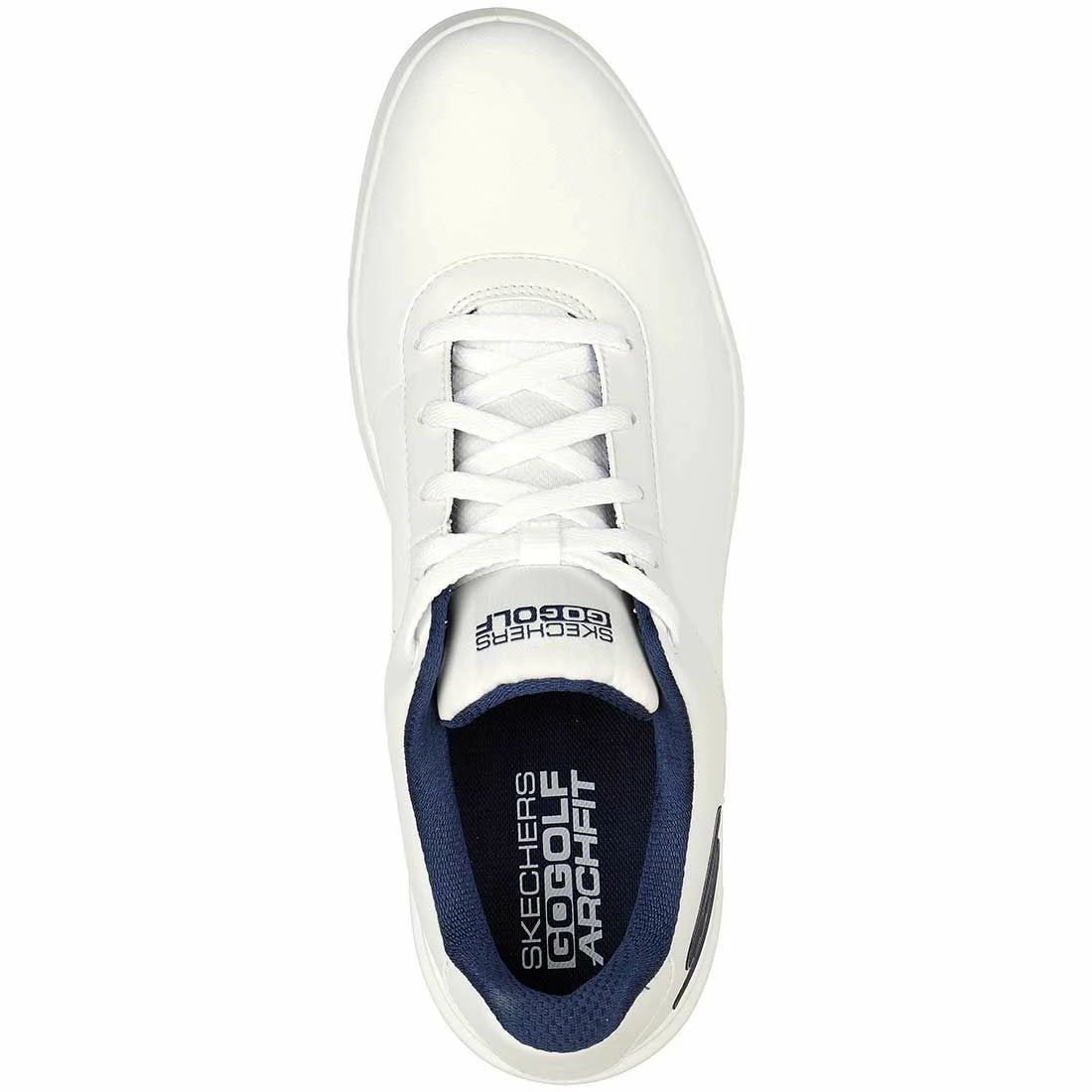 Skechers GO GOLF Drive 5 Relaxed Fit Golf Shoes White/Navy 4 Skechers GO GOLF Drive 5 Relaxed Fit Golf Shoes White/Navy - Image 4