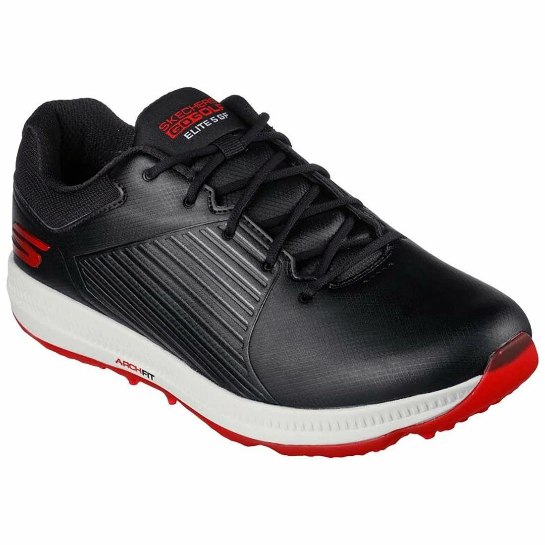 Skechers GO GOLF Elite 5 GF Golf Shoes Black/Red 3 Skechers GO GOLF Elite 5 GF Golf Shoes Black/Red - Image 3