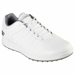 Skechers GO GOLF Pivot Golf Shoes White/Grey -Shoes Popular Store skechers go golf pivot golf shoes white grey 54545 wgy toe itempicture