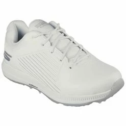 Skechers Women's Arch Fit GO GOLF Elite 5 GF Golf Shoes White/Silver -Shoes Popular Store skechers w arch fit go golf elite 5 shoes white silver 123065 wsl toe itempicture