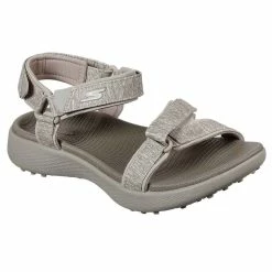 Skechers Women's GO GOLF 600 Golf Sandals Taupe -Shoes Popular Store skechers womens 600 sandals taupe 03