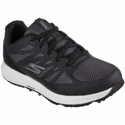 Skechers Women's GO GOLF Elite 5 Score Golf Shoes Black/White -Shoes Popular Store skechers womens go golf elite 5 score golf shoes black white front itempicture