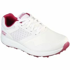 Skechers Women's GO GOLF Max Golf Shoes White/Purple -Shoes Popular Store skechers womens go golf max golf shoes white purple toe itempicture