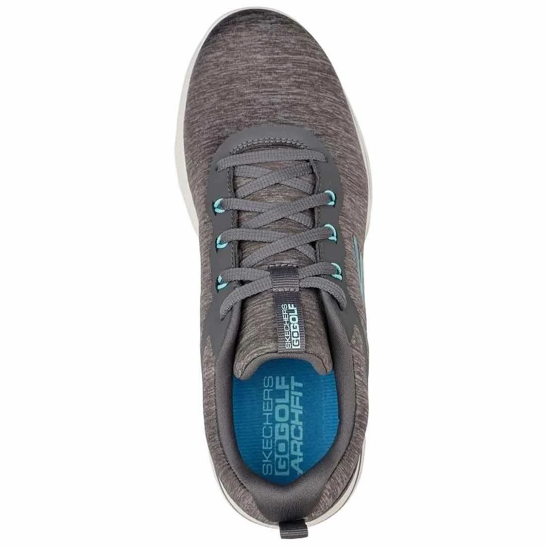 Skechers Women's GO GOLF Walk 5 RF Golf Shoes Grey/Blue 4 Skechers Women's GO GOLF Walk 5 RF Golf Shoes Grey/Blue - Image 4